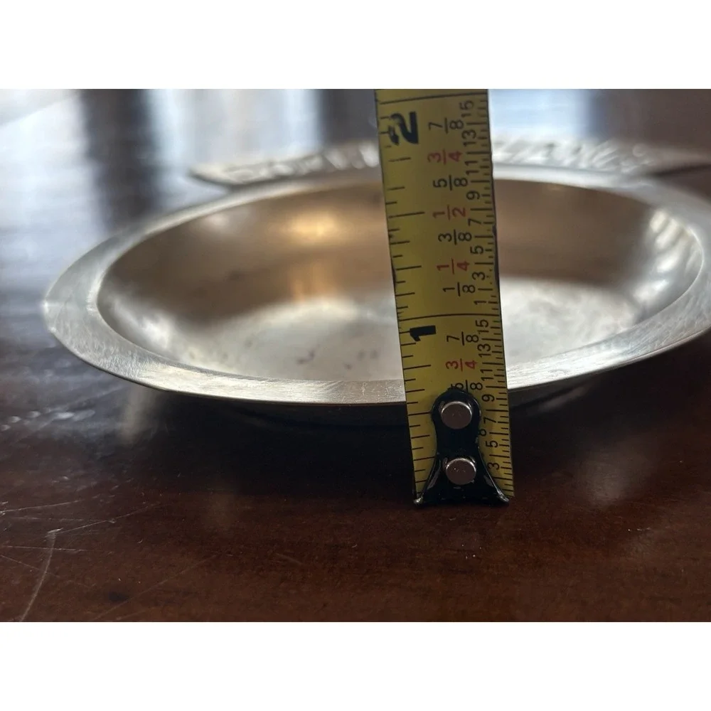 Vintage Brass Mid Century Pocket Change Dish Trinket MCM Mid Century